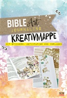 Bible Art Journaling. Kreativmappe mit Stickern, Motivpapier und Vorlagen