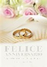 Biglietto Anniversario C/glitter 20LO115