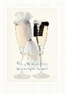 Biglietto Matrimonio C/glitter 20LO91