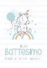 Biglietto Battesimo P/soldi Azzurro SR24