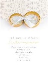 Biglietto Matrimonio P/soldi C/glitter SU119