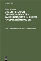 Georg Brandes - Georg Brandes: Die Litteratur des neunzehnten Jahrhunderts in ihren Hauptströmungen - Band 5: Die romantische Schule in Frankreich