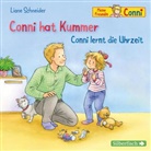 Liane Schneider, diverse - Conni hat Kummer / Conni lernt die Uhrzeit (Meine Freundin Conni - ab 3), 1 Audio-CD (Hörbuch)