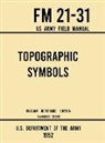 U S Department of the Army, U. S. Department Of The Army - Topographic Symbols - FM 21-31 US Army Field Manual (1952 Civilian Reference Edition)