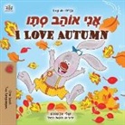 Shelley Admont, Kidkiddos Books - I Love Autumn (Hebrew English Bilingual Children's Book)