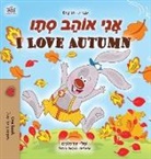 Shelley Admont, Kidkiddos Books - I Love Autumn (Hebrew English Bilingual Children's Book)