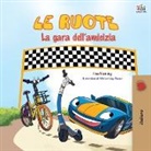 Kidkiddos Books, Inna Nusinsky - The Wheels -The Friendship Race (Italian Book for Kids)