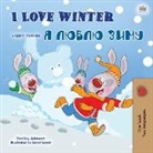Shelley Admont, Kidkiddos Books - I Love Winter (English Russian Bilingual Book for Kids)