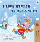 Shelley Admont, Kidkiddos Books - I Love Winter (English Russian Bilingual Book for Kids)