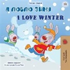 Shelley Admont, Kidkiddos Books - I Love Winter (Russian English Bilingual Children's Book)