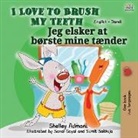 Shelley Admont, Kidkiddos Books - I Love to Brush My Teeth (English Danish Bilingual Bilingual Book for Kids)