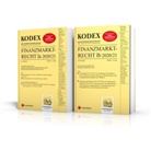 Werner Doralt - KODEX Finanzmarktrecht Band Ia + Ib 2020/21