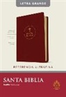 Tyndale Bible - Santa Biblia Rvr60, Edición de Referencia Ultrafina, Letra Grande (Sentipiel, Café Rojizo, Letra Roja)