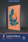 Tyndale Bible - Santa Biblia Rvr60, Edición Zíper Con Referencias, Letra Grande (Sentipiel, Coral/Azul, Letra Roja)