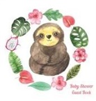 Lulu And Bell - Sloth Baby Shower guest book