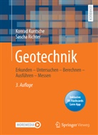 Kuntsche, Konrad Kuntsche, Sascha Richter - Geotechnik, m. 1 Buch, m. 1 E-Book