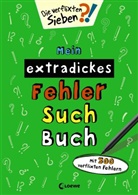 Kreativ, Kreativ, Loew Lernen und Rätseln, Loewe Lernen und Rätseln, Loewe Kreativ, Loewe Lernen und Rätseln - Mein extradickes Fehler-Such-Buch (grün)