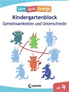 Corina Beurenmeister, Loew Lernen und Rätseln, Loewe Lernen und Rätseln, Loewe Lernen und Rätseln - LernSpielZwerge  Kindergartenblock - Gemeinsamkeiten und Unterschiede