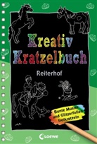 Nora Paehl, Loew Kratzel-Welt, Loewe Kratzel-Welt, Kreativ, Loewe Kratzel-Welt, Loewe Kreativ - Kreativ-Kratzelbuch: Reiterhof
