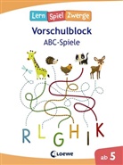 Annette Neubauer, Carmen Eisendle, Loew Lernen und Rätseln, Loewe Lernen und Rätseln, Loewe Lernen und Rätseln - LernSpielZwerge Vorschulblock - ABC-Spiele