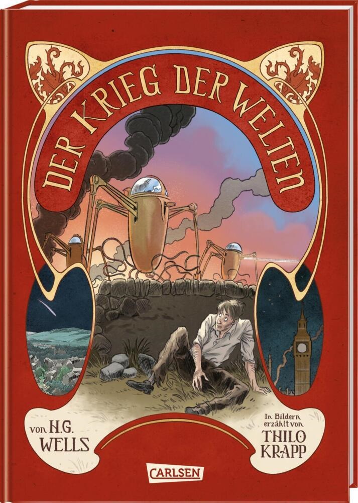 Thilo Krapp, H G Wells, H. G. Wells - Der Krieg der Welten - Farbausgabe Der Science-Fiction-Klassiker von H. G. Wells als Graphic Novel über eine Alien-Invasion vom Mars