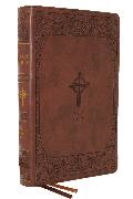 Catholic Bible Press,  Catholic Bible Press - NABRE, New American Bible, Revised Edition, Catholic Bible, Large Print Edition, Leathersoft, Brown, Thumb Indexed, Comfort Print - Holy Bible