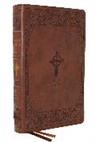 Catholic Bible Press, Catholic Bible Press - NABRE, New American Bible, Revised Edition, Catholic Bible, Large Print Edition, Leathersoft, Brown, Thumb Indexed, Comfort Print