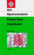 Oesterreichische Alpenverein, Oesterreichischer Alpenverein, Oesterreichischer Alpenverein, Österreichischer Alpenverein - Ötztaler Alpen, Geigenkamm
