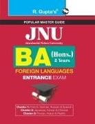 Rph Editorial Board - JNU BA (Hons.) in Foreign Languages Entrance Examination Guide