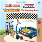 Kidkiddos Books, Inna Nusinsky - The Wheels -The Friendship Race (Malay English Bilingual Children's Book)