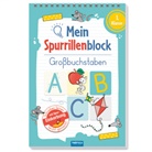 Trötsch Verlag GmbH &amp; Co. KG, Trötsch Verlag GmbH &amp; Co.KG, Trötsc Verlag GmbH &amp; Co KG, Trötsch Verlag GmbH &amp; Co KG - TRÖTSCH - Spurrillenblock "Großbuchstaben" | Übungsbuch mit vorgeprägten Linien zum Erlernen der Großbuchstaben. Übungsheft zum Buchstaben lernen, ideal für die Einschulung | 1. Klasse "