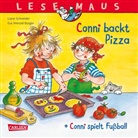 Liane Schneider, Eva Wenzel-Bürger - LESEMAUS 204: "Conni backt Pizza" + "Conni spielt Fußball" Conni Doppelband