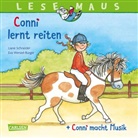 Liane Schneider, Eva Wenzel-Bürger - LESEMAUS 206:  "Conni lernt reiten" + "Conni macht Musik" Conni Doppelband