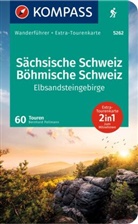 Bernhard Pollmann - KOMPASS Wanderführer Sächsische Schweiz, Böhmische Schweiz, Elbsandsteingebirge, 60 Touren