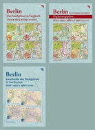 Gerd Gauglitz - Dreier-Paket: Berlin, Vier Stadtpläne im Vergleich + 4 Ergänzungspläne + Berlin, Geschichte des Stadtgebiets