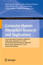Larry Constantine, Maria Jose Escalona, Markus Helfert, Andreas Holzinger, Andre Jimenez Ramirez, Andres Jimenez Ramirez... - Computer-Human Interaction Research and Applications