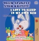 Shelley Admont, Kidkiddos Books - I Love to Sleep in My Own Bed (Croatian English Bilingual Children's Book)