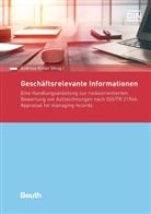 Angela Schreye, Angela Schreyer, Dr Andreas Kölle, Dr Matthias Webe, Dr. Andreas Köller, Dr. Matthias Weber... - Geschäftsrelevante Informationen