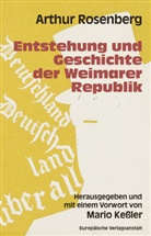 Arthur Rosenberg, Mari Kessler, Mario Keßler - Entstehung und Geschichte der Weimarer Republik