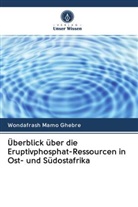 Wondafrash Mamo Ghebre - Überblick über die Eruptivphosphat-Ressourcen in Ost- und Südostafrika