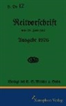 Knu Krüger, Knut Krüger - H. Dv. 12 Reitvorschrift 1926
