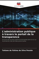 Tatiane de Fátima da Silva Pessôa - L'administration publique à travers le portail de la transparence