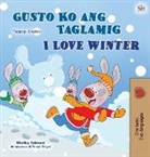 Shelley Admont, Kidkiddos Books - I Love Winter (Tagalog English Bilingual Book for Kids)