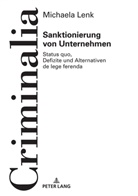 Michaela Lenk - Sanktionierung von Unternehmen