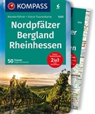 Jürgen Wachowski - KOMPASS Wanderführer Nordpfälzer Bergland, Rheinhessen, 50 Touren mit Extra-Tourenkarte