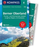 Wolfgang Heitzmann - KOMPASS Wanderführer Berner Oberland, 70 Touren
