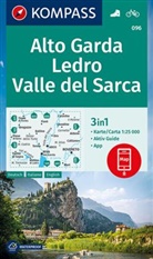 KOMPASS-Karte GmbH, KOMPASS-Karten GmbH, KOMPASS-Karten GmbH - KOMPASS Wanderkarte 096 Alto Garda, Ledro, Valle del Sarca 1:25.000