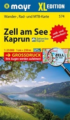 KOMPASS-Karte GmbH, KOMPASS-Karten GmbH, KOMPASS-Karten GmbH - Mayr Wanderkarte Zell am See, Kaprun XL 1:25.000