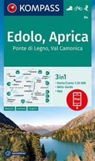 KOMPASS-Karte GmbH, KOMPASS-Karten GmbH, KOMPASS-Karten GmbH - KOMPASS Wanderkarte 94 Edolo, Aprica, Ponte di Legno, Val Camonica 1:35.000