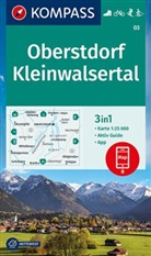 KOMPASS-Karte GmbH, KOMPASS-Karten GmbH, KOMPASS-Karten GmbH - KOMPASS Wanderkarte 03 Oberstdorf, Kleinwalsertal 1:25.000